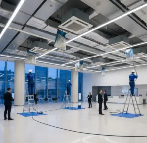 تركيب تكييف مركزي